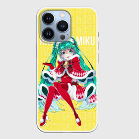 Чехол для iPhone 13 Pro с принтом Новогодняя  Хацунэ Мику в Екатеринбурге,  |  | hatsune | miku | вокалоид | мику | хацунэ