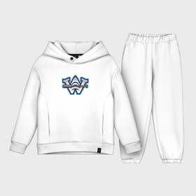 Детский костюм хлопок Oversize с принтом Wilmington Sharks в Екатеринбурге,  |  | baseball | bat | fangs | shark | team | usa | wilmington | акула | бейсбол | бита | вильмингтон | клыки | сша