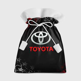 Подарочный 3D мешок с принтом TOYOTA JAPAN RED STYLE ТОЙОТА ЯПОНИЯ в Екатеринбурге, 100% полиэстер | Размер: 29*39 см | Тематика изображения на принте: auto | sport | toyota | авто | автомобиль | автомобильные | бренд | марка | машины | спорт | тойота