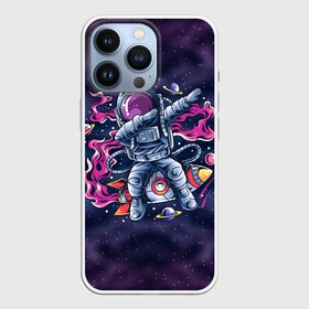 Чехол для iPhone 13 Pro с принтом ASTRONAUT DABBING в Екатеринбурге,  |  | dab | space | star | астронавт | астрономия | галактика | даб | даббинг | звезды | земля | космонавт | космос | луна | марс | планета | ракета