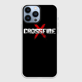 Чехол для iPhone 13 Pro Max с принтом CROSSFIREX LOGO ORIGINAL GAME в Екатеринбурге,  |  | counter srtike | cross fire | cross fire x | crossfire | crossfirex | cs | cs go | игра | кросс файр | кросс файр х | кроссфайр