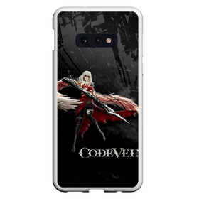 Чехол для Samsung S10E с принтом Ева Ру Code Vein в Екатеринбурге, Силикон | Область печати: задняя сторона чехла, без боковых панелей | eva | eva roux | roux | девушка | ева | игра | код вейн | персонаж | роукс