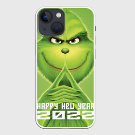 Чехол для iPhone 13 mini с принтом Зимний Гринч в Екатеринбурге,  |  | 2020 | 2021 | 2022 | америка | дед мороз | декабрь | дисней | зеленый | зима | злодей | классная | крутая | новый год | подарки | праздник | россия | январь