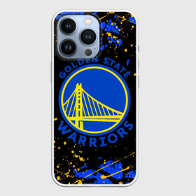 Чехол для iPhone 13 Pro с принтом NBA GOLDEN STATE WARRIORS, БРЫЗГИ КРАСОК в Екатеринбурге,  |  | Тематика изображения на принте: golden state | golden state warriors | gsw | nba | usa | америка | баскетбол | брызги | брызги красок | голден стэйт уорриорз | гсв | краски | нба | сша