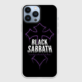 Чехол для iPhone 13 Pro Max с принтом Black Sabbat Cross в Екатеринбурге,  |  | alternative | black sabbath | metall | music | rock | альтернатива | блэк саббат | металл | музыка | рок
