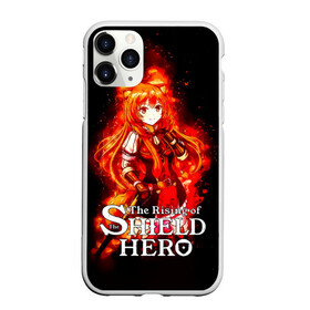 Чехол для iPhone 11 Pro матовый с принтом Рафталия в огне - The Rising of the Shield Hero в Екатеринбурге, Силикон |  | anime | light novel | manga | rafutaria | the rising of the shield hero | аниме | восхождение героя щита | енотовидная собака | императрица кутенро | клановый герой | клановый герой катаны | манга | повелительница | рабыня