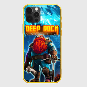 Чехол для iPhone 12 Pro с принтом Deep Rock Galactic / Scout в Екатеринбурге, силикон | область печати: задняя сторона чехла, без боковых панелей | collier | deep rock galactic | drg | dwarf | gnome | miner | pitman | scout | гном | дип рок галактик | добыча минералов | космические шахтеры | разведчик | шахтеры