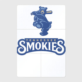 Магнитный плакат 2Х3 с принтом Tennessee smokies - baseball team в Екатеринбурге, Полимерный материал с магнитным слоем | 6 деталей размером 9*9 см | baseball | bat | bear | team | tennessee | usa | бейсбол | бита | медведь