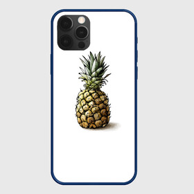 Чехол для iPhone 12 Pro Max с принтом Pineapple watercolor в Екатеринбурге, Силикон |  | Тематика изображения на принте: pineapple | ананас | графика | еда | рисунок | фрукт