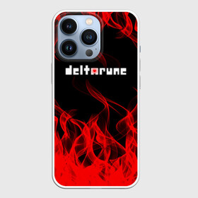 Чехол для iPhone 13 Pro с принтом Deltarune Fire. в Екатеринбурге,  |  | deltarune | deltarune 2 | fire | game | undertale символ | дельта | дельтарун | дельтарун 2 | знак руин андертейл | значок дельтарун пиксель | игра | огонь | руна