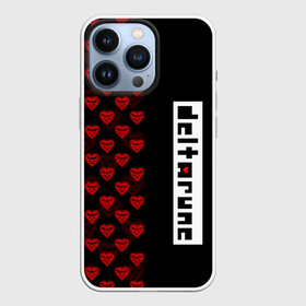 Чехол для iPhone 13 Pro с принтом HALF PATTERN | DELTARUNE | LOGO в Екатеринбурге,  |  | deltarune | deltarune 2 | game | undertale символ | дельта | дельтарун | дельтарун 2 | знак руин андертейл | значок дельтарун пиксель | игра | руна