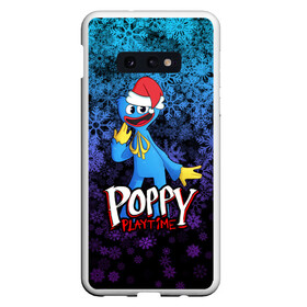 Чехол для Samsung S10E с принтом POPPY PLAYTIME ПОППИ ПЛЕЙТАЙМ НОВЫЙ ГОД в Екатеринбурге, Силикон | Область печати: задняя сторона чехла, без боковых панелей | poppy playtime | игра | монстр | новый год | плэйтайм | попи плей тайм | попи плэй тайм | попиплейтам | попиплэйтайм | поппи плейтайм | поппиплэйтайм | снежинки | хагги вагги | хаги ваги | хоррор