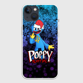 Чехол для iPhone 13 с принтом POPPY PLAYTIME ПОППИ ПЛЕЙТАЙМ НОВЫЙ ГОД в Екатеринбурге,  |  | poppy playtime | игра | монстр | новый год | плэйтайм | попи плей тайм | попи плэй тайм | попиплейтам | попиплэйтайм | поппи плейтайм | поппиплэйтайм | снежинки | хагги вагги | хаги ваги | хоррор