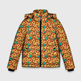 Зимняя куртка для мальчиков 3D с принтом Итальянская Пицца (Pizza) в Екатеринбурге, ткань верха — 100% полиэстер; подклад — 100% полиэстер, утеплитель — 100% полиэстер | длина ниже бедра, удлиненная спинка, воротник стойка и отстегивающийся капюшон. Есть боковые карманы с листочкой на кнопках, утяжки по низу изделия и внутренний карман на молнии. 

Предусмотрены светоотражающий принт на спинке, радужный светоотражающий элемент на пуллере молнии и на резинке для утяжки | fast food | pizza | pizzeria | блюдо | быстрое питание | еда | жратва | завтрак | ингредиенты для пиццы | итальянская еда | корм | кухня | кушанье | лепёшка | обед | перекус | пирог | пицца | пиццерия | пиццме | пища
