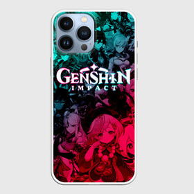 Чехол для iPhone 13 Pro Max с принтом GENSHIN IMPACT NEON HEROES   ГЕНШИН ИМПАКТ НЕОН ГЕРОИ в Екатеринбурге,  |  | genshin impact | heroes genshi | альбедо | барбара | беннет | бэй доу | венти | гань юй | джинн | дилюк | диона | кли | кэ цин | кэйа | лиза | мона | нин гуан | ноэль | путешественник | рэйзор | сахароза | син цю | синь янь