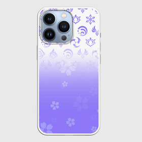 Чехол для iPhone 13 Pro с принтом GENSHIN IMPACT SYMBOL PATTERN SAKURA | САКУРА в Екатеринбурге,  |  | anime | genshin impact | аниме | геншен импакт | геншин импакт | геншин эмпакт | геншинимпакт | игры | персонажи