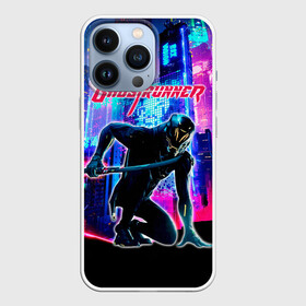 Чехол для iPhone 13 Pro с принтом Ghostrunner Neon City в Екатеринбурге,  |  | Тематика изображения на принте: ghostrunner | jack | the ghostrunner | гост раннер | гостраннер | джек | призрачный бегун