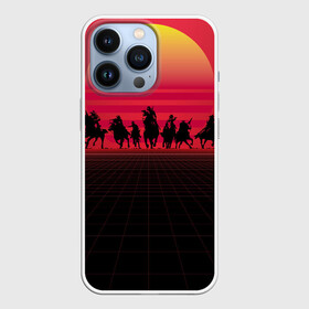 Чехол для iPhone 13 Pro с принтом ковбои в закате в Екатеринбурге,  |  | закат | ковбои | ковбои в закате | мстители | неуловимые | неуловимые мстители
