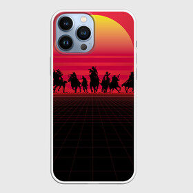 Чехол для iPhone 13 Pro Max с принтом ковбои в закате в Екатеринбурге,  |  | закат | ковбои | ковбои в закате | мстители | неуловимые | неуловимые мстители