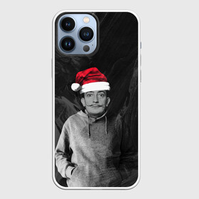 Чехол для iPhone 13 Pro Max с принтом Санта Сальвадор Дали в Екатеринбурге,  |  | 2022 | дед мороз | новый год | с рождеством | шапка