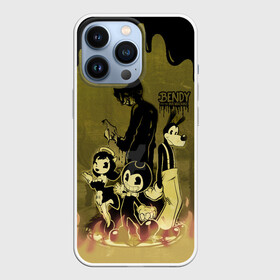 Чехол для iPhone 13 Pro с принтом FRIEND BENDY AND THE INK MACHINE в Екатеринбурге,  |  | alice angel | bendy | bendy and the ink machine | ангел алиса | бенди | бенди и чернильная машина | большие чудеса | взлёты и падения | движущиеся картинки | последняя бобина | старая песня