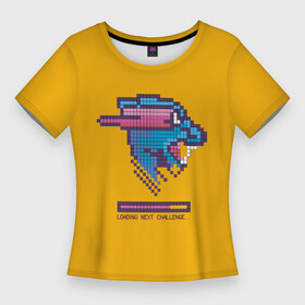 Женская футболка 3D Slim с принтом Mr Beast Pixel Art в Екатеринбурге,  |  | blogger | gamer | games | gaming | mr beast | pixel art | retro | youtube | блогеры | игры | мистер бист | пиксель арт | ретро | ютуб | ютуберы