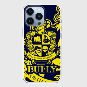 Чехол для iPhone 13 Pro с принтом Bully, Bullworth Academy в Екатеринбурге,  |  | bullworth academy | bully | canis canem edit | академия буллворта | булворт | булли | игры