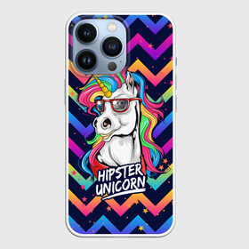 Чехол для iPhone 13 Pro с принтом Единорог Хипстер   Hipster Unicorn в Екатеринбурге,  |  | neon | star | unicorn | единорог | звезды | конь | лошадь | неон | пони | радуга | радужный | субкультура | хипстер | хипстэр | юникорн