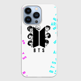 Чехол для iPhone 13 Pro с принтом B.T.S | Логотип в цвете в Екатеринбурге,  |  | army | bangtanboys | bts | btsarmy | jhope | jimin | jiminv | jin | jungkook | kimtaehyung | kpop | permission to dance | rdbts | rm | suga | taehyung | бтс | ви | джейхоуп | джин | кпоп | намджун | сокджин | тэхен | хосок | чимин | чонгук | шуга | юнги