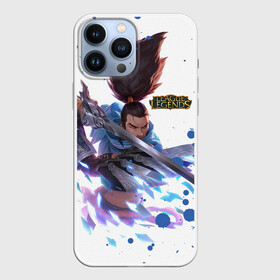 Чехол для iPhone 13 Pro Max с принтом YASUO LEAGUE OF LEGENDS, БРЫЗГИ КРАСОК в Екатеринбурге,  |  | akali | arcane | fan | fan art | hero | jinx | kda | kda mas | league of legends | lol | moba | yasuo | акали | аркейн | герой | джинкс | кда | лига легенд | лол | моба | ясуо