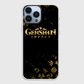 Чехол для iPhone 13 Pro Max с принтом GOLDEN SYMBOL GENSHIN IMPACT в Екатеринбурге,  |  | Тематика изображения на принте: genshin impact | heroes genshi | альбедо | барбара | беннет | бэй доу | венти | гань юй | джинн | дилюк | диона | кли | кэ цин | кэйа | лиза | мона | нин гуан | ноэль | путешественник | рэйзор | сахароза | син цю | синь янь