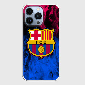 Чехол для iPhone 13 Pro с принтом BARCELONA NEON FIRE SPORT LOGO в Екатеринбурге,  |  | barca | barcelona | fc barca | fire | flame | neon | барка | барселона | неон | огонь | пламя