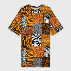 Платье-футболка 3D с принтом тигр, полосы, 2022 в Екатеринбурге,  |  | 2022 год | в полоску | зебра | зима | змеиный | змея | леопардовый | новогодний | оранжевый | полосатый | пятнистый | с тигром | тигр | тигровый | шкуры животных