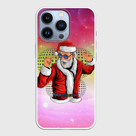 Чехол для iPhone 13 Pro с принтом Disco Santa | 2022 в Екатеринбурге,  |  | 2022 | christmas | frost | new year | santa claus | дед мороз | дедушка мороз | диско | диско санта | мороз | наступающий год | новогодний | новый год | рождественский | рождество | рождество христово | с новым годом