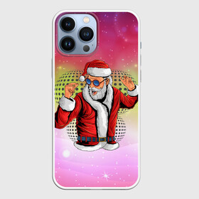 Чехол для iPhone 13 Pro Max с принтом Disco Santa | 2022 в Екатеринбурге,  |  | 2022 | christmas | frost | new year | santa claus | дед мороз | дедушка мороз | диско | диско санта | мороз | наступающий год | новогодний | новый год | рождественский | рождество | рождество христово | с новым годом