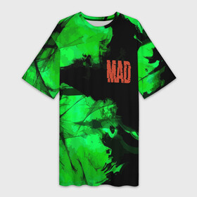 Платье-футболка 3D с принтом Mad 2077 в Екатеринбурге,  |  | fashion | hype | mad | vanguard | авангард | безумство | мода | хайп