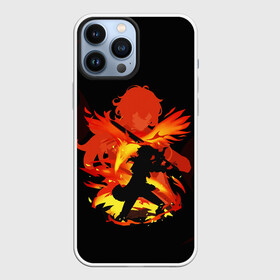 Чехол для iPhone 13 Pro Max с принтом DILUC FIRE GENSHIN IMPACT (НА СПИНЕ) в Екатеринбурге,  |  | Тематика изображения на принте: anime | diluc | genshin impact | аниме | геншен импакт | геншин импакт | геншин эмпакт | геншинимпакт | дилюк | игры | персонажи