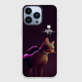 Чехол для iPhone 13 Pro с принтом Stray | Боевой котик в Екатеринбурге,  |  | cat | game | stray | игра | игра про кота | кот | стрей