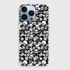 Чехол для iPhone 13 Pro с принтом Screaming skulls  web в Екатеринбурге,  |  | bats | bones | screaming | screaming skulls | skull | web | кости | кричат | кричащие черепа | летучая мышь | паутина | черепа