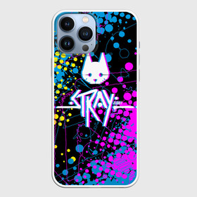 Чехол для iPhone 13 Pro Max с принтом Stray  кот бродяга. в Екатеринбурге,  |  | adventure | cat | computer game | emblem | inscription | kitten | logo | lost | multicolored | neon text | out of focus | stray | tramp | бродяга | заблудший | компьютерная игра | кот | котёнок | логотип | надпись | неоновый текст | приключения