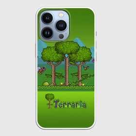 Чехол для iPhone 13 Pro с принтом Лесок в Террарии в Екатеринбурге,  |  | game | games | teraria | terraria | игра | игры | терартия | террария