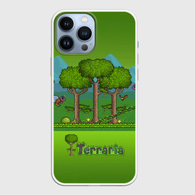 Чехол для iPhone 13 Pro Max с принтом Лесок в Террарии в Екатеринбурге,  |  | game | games | teraria | terraria | игра | игры | терартия | террария