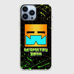 Чехол для iPhone 13 Pro Max с принтом GEOMETRY DASH CLASSIC LEVEL, БРЫЗГИ КРАСОК в Екатеринбурге,  |  | 2d | arcade | demon | game | geometry | geometry dash | hexagon | levels | meltdown | robtop | smile | аркада | брызги | брызги красок | гексагон | геометрический тире | геометрия | демон | классика | классический уровень смайл | краски