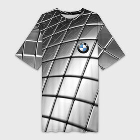 Платье-футболка 3D с принтом BMW pattern 2022 в Екатеринбурге,  |  | bmw | germany | pattern | prestige | бмв | германия | престиж | узор