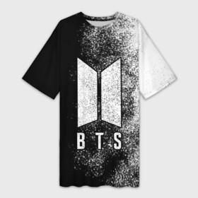 Платье-футболка 3D с принтом BTS  ЧБ в Екатеринбурге,  |  | bts | j pop | jhope | jimin | jin | jungkook | korea | kpop | music | nct | pop | pop idols | suga | v | айдолы | бтс | в топе | идолы | к поп | корейская музыка | корея | музыка | нст | подарок | подруге | поп | попса | треки | чимин