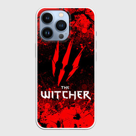 Чехол для iPhone 13 Pro с принтом The Witcher Брызги крови. в Екатеринбурге,  |  | geralt | the witcher | the witcher wild hunt | witcher | ведьмак | ведьмак 3 | геральт | сериал