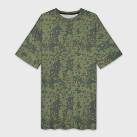 Платье-футболка 3D с принтом Камуфляж Цифра в Екатеринбурге,  |  | camouflage | military | армия | боец | ввс | вдв | вмф | военный камуфляж | воин | война | гру | десантник | дшб | камуфляж | кгб | маскировка | масхалат | мвд | милитари | мчс | омон | охота | патриот | пво