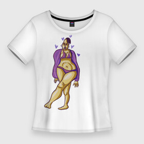 Женская футболка 3D Slim с принтом Пьянь болотная в Екатеринбурге,  |  | влюбленная | влюбленная женщина | женщина | любовь