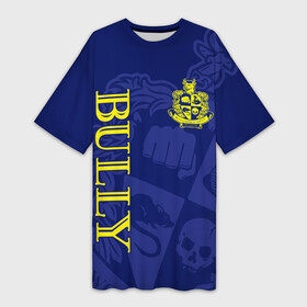 Платье-футболка 3D с принтом Bully  Bullworth Academy в Екатеринбурге,  |  | bullworth academy | bully | canis canem edit | академия буллворта | булворт | джимми хопкинс | игры