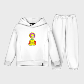 Детский костюм хлопок Oversize с принтом Гомер   бог пончиков в Екатеринбурге,  |  | homer | simpsons | гомер | гомер симпсон | йог | пончик | симпсон | симпсоны